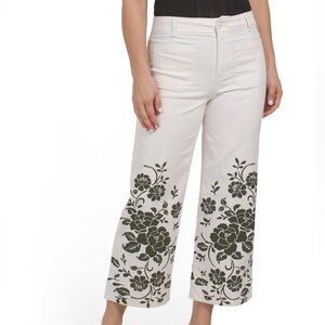 Bagatelle Cream Cotton Blend Pants